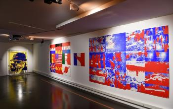 Marseille et mai 68 - Volet artistique / Le Rouge, 1968, Gérard Fromanger