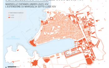 Carte de Marseille sous Louis XIV