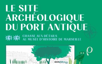 Couverture du livret jeu "Le site archéologique du Port Antique"
