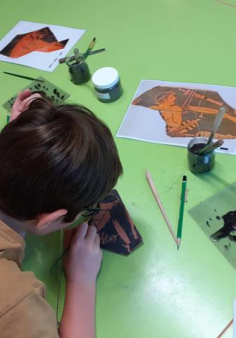 Atelier, Figures rouges, figures noires