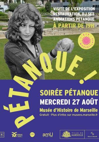 Copyright photo Ville de Marseille © 2025 - Photo : Hans Silvester, Pétanque et jeu provençal, CA 1970. Courtesy de l'artiste