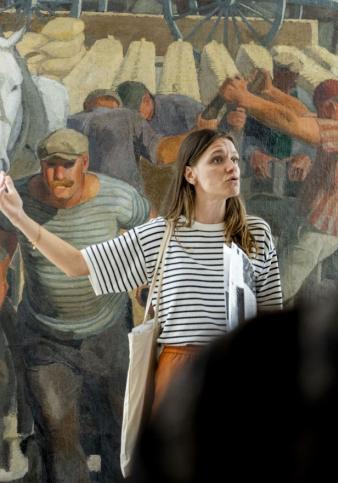 Photo de Mathilde Blouet médiatrice par Richard Belleudy